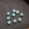 2MM turquoise millet beads, raw Hubei stone, turquoise jewelry accessories, bracelet accessories, DIY handcrafted accessories Item Picture